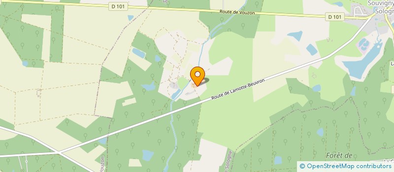 localisation de l'entreprise MONSIEUR BENJAMIN VIDAL  NOUAN-LE-FUZELIER