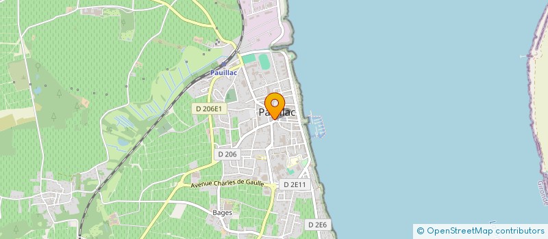 localisation de l'entreprise MONSIEUR BENJAMIN VIGNAUD  PAUILLAC