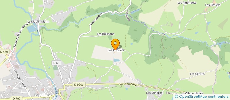 localisation de l'entreprise MONSIEUR BENJAMIN VILLECOURT à LAPALISSE