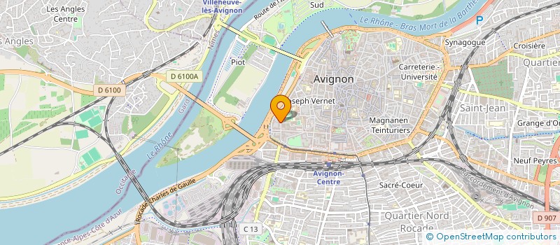 localisation de l'entreprise MONSIEUR BENJAMIN VILLESECHE  AVIGNON