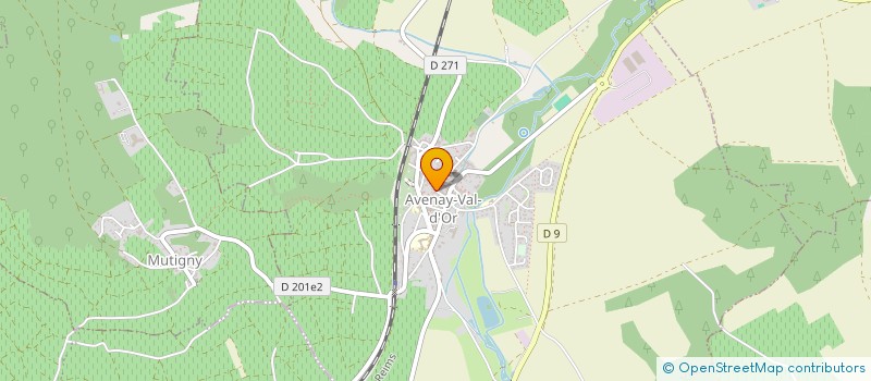 localisation de l'entreprise MONSIEUR BENJAMIN VILMART  AVENAY-VAL-D'OR