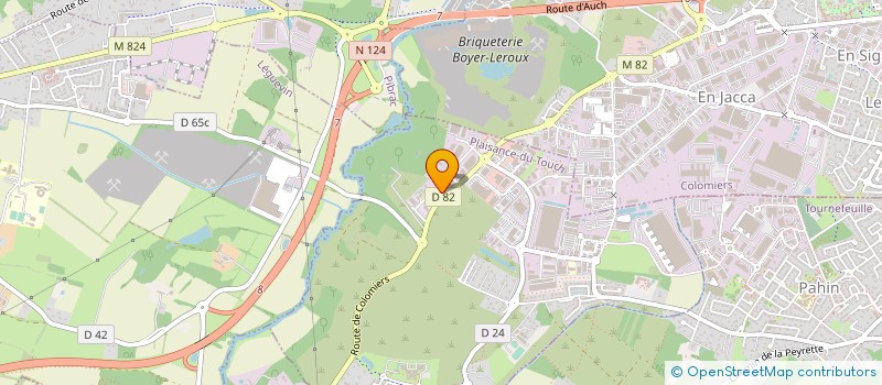 localisation de l'entreprise MONSIEUR BENJAMIN VINDIGNI  PLAISANCE-DU-TOUCH