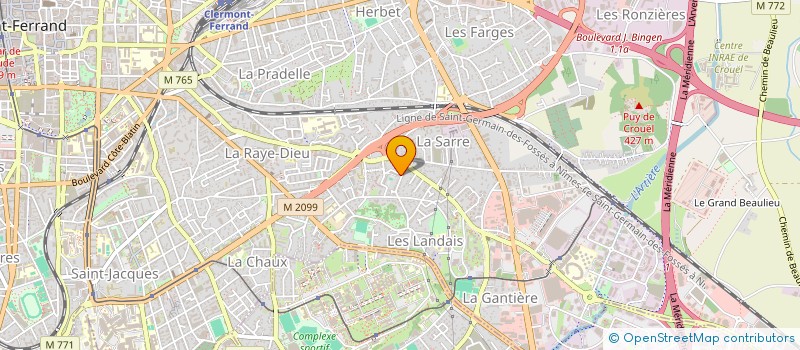 localisation de l'entreprise MONSIEUR BENJAMIN VIRANIN HOUPIARPANIN  CLERMONT-FERRAND