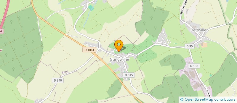 localisation de l'entreprise MONSIEUR BENJAMIN VITALE  GUNGWILLER