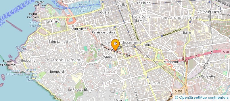 localisation de l'entreprise MONSIEUR BENJAMIN VITRY à SETE