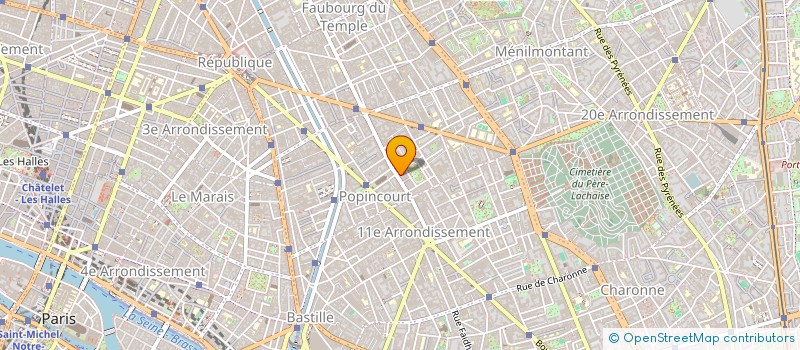 localisation de l'entreprise MONSIEUR BENJAMIN VIX  PARIS