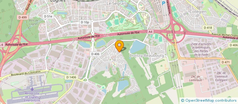 localisation de l'entreprise MONSIEUR BENJAMIN VORASARN  CROISSY-BEAUBOURG