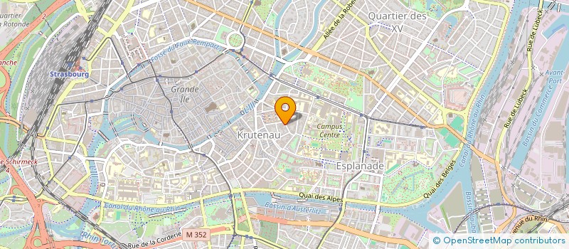 localisation de l'entreprise MONSIEUR BENJAMIN VRANIC  STRASBOURG