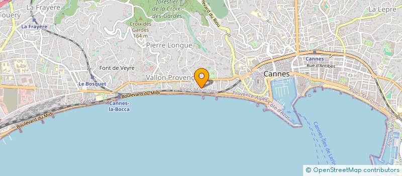 localisation de l'entreprise MONSIEUR BENJAMIN WAETERINCKX  CANNES