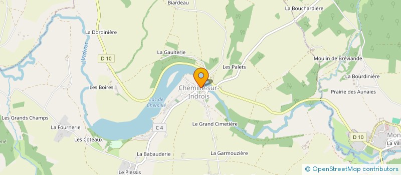 localisation de l'entreprise MONSIEUR BENJAMIN WALKER  CHEMILLE-SUR-INDROIS