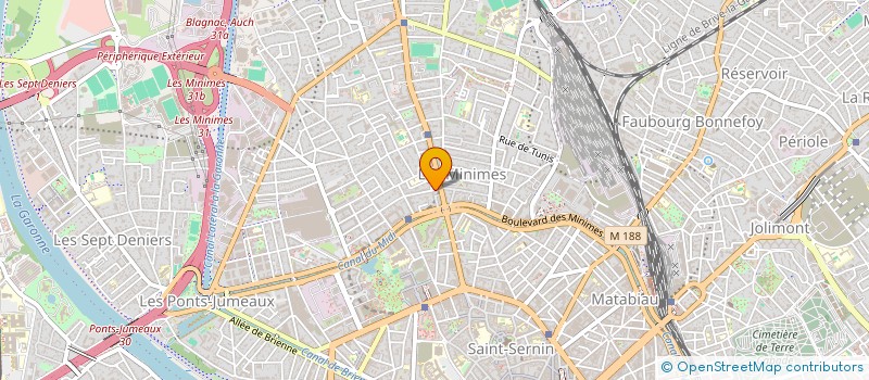 localisation de l'entreprise MONSIEUR BENJAMIN WEBER  TOULOUSE