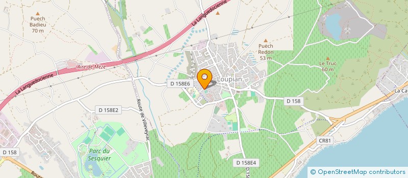 localisation de l'entreprise MONSIEUR BENJAMIN WEETMAN  LOUPIAN