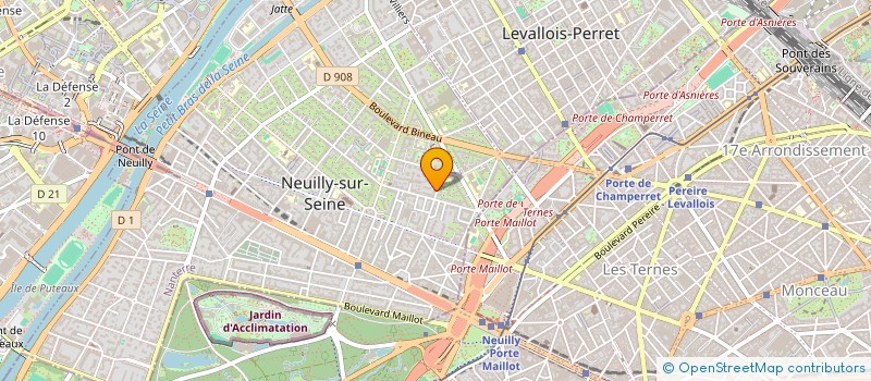 localisation de l'entreprise MONSIEUR BENJAMIN WEISZ à NEUILLY-SUR-SEINE