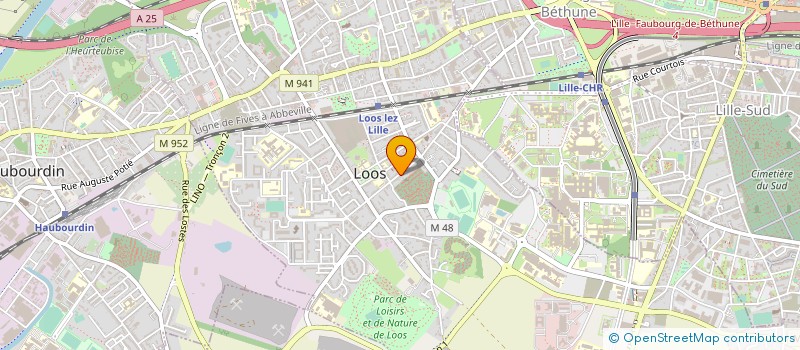 localisation de l'entreprise MONSIEUR BENJAMIN WOZNIAK  LOOS