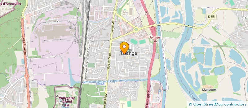 localisation de l'entreprise MONSIEUR BENJAMIN WURTZ  TALANGE