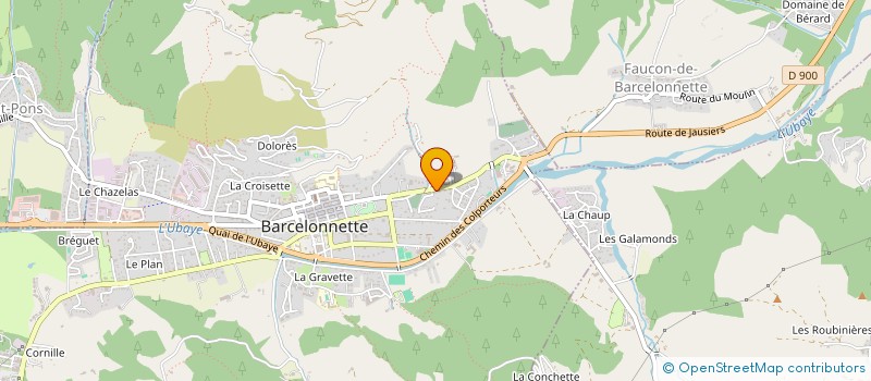 localisation de l'entreprise MONSIEUR BENJAMIN ZERMATI  BARCELONNETTE