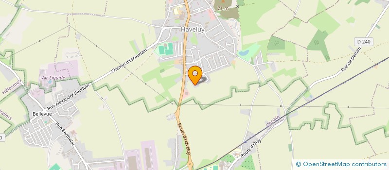 localisation de l'entreprise MONSIEUR BENJEMIN ZANOU  HAVELUY