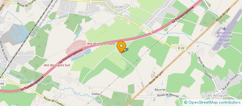 localisation de l'entreprise MONSIEUR BENJI DEBARD FONCES  SAINT-DENIS-DE-PILE