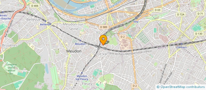 localisation de l'entreprise MONSIEUR BENJI FOX à MEUDON