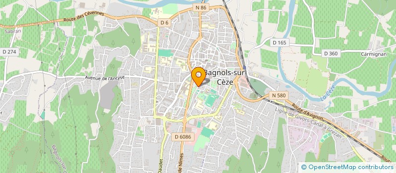 localisation de l'entreprise MONSIEUR BENJI GARGOWITCH à BAGNOLS-SUR-CEZE
