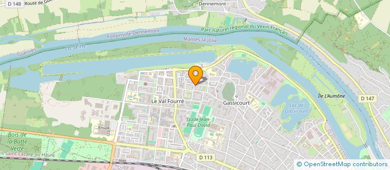 localisation de l'entreprise MONSIEUR BENJI MUANGA  MANTES-LA-JOLIE