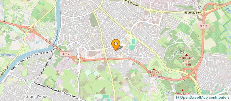 localisation de l'entreprise MONSIEUR BENJIAMIN JAOUI  AGDE