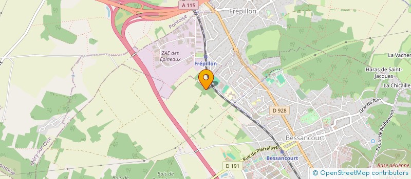 localisation de l'entreprise MONSIEUR BENJY FALCK  BESSANCOURT