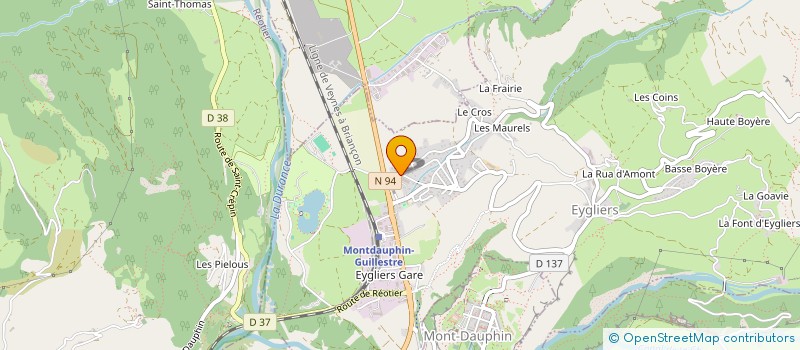 localisation de l'entreprise MONSIEUR BENJY JOSEPH  EYGLIERS