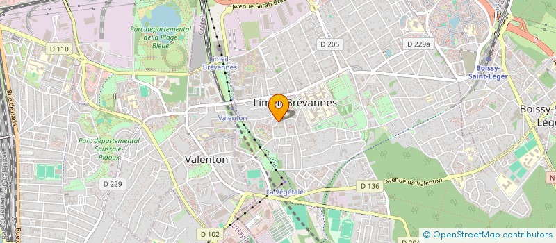 localisation de l'entreprise MONSIEUR BENJY MBYAL  LIMEIL-BREVANNES