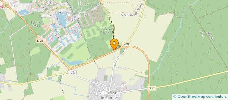 localisation de l'entreprise MONSIEUR BENJY REVAUX  VILLENEUVE-LE-COMTE