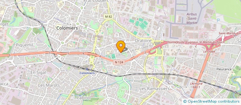 localisation de l'entreprise MONSIEUR BENMESSABIH BACHKAT à COLOMIERS