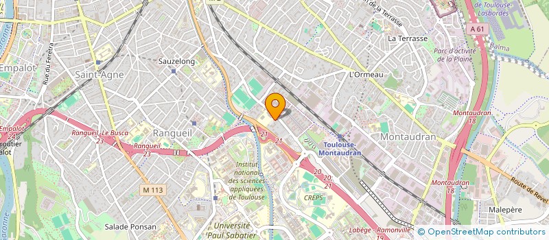 localisation de l'entreprise MONSIEUR BENMOSLY MUSTAPHA  TOULOUSE