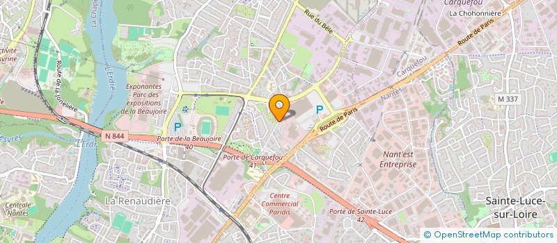 localisation de l'entreprise MONSIEUR BENNA DIALLO à NANTES