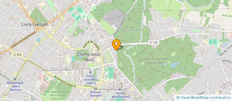 localisation de l'entreprise MONSIEUR BENNACER BEZZAZI à CLICHY-SOUS-BOIS