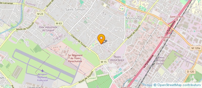 localisation de l'entreprise MONSIEUR BENNACEUR OUTALEB à TOULOUSE