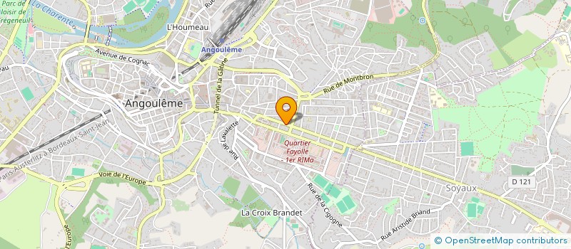 localisation de l'entreprise MONSIEUR BENO T DESEINE à ANGOULEME