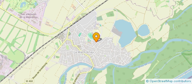 localisation de l'entreprise MONSIEUR BENO T KELLER  LA WANTZENAU