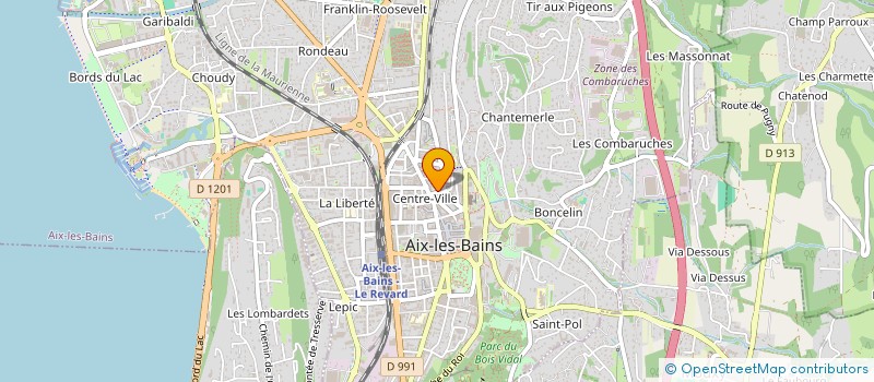 localisation de l'entreprise MONSIEUR BENO T MAGISTRINI à AIX-LES-BAINS