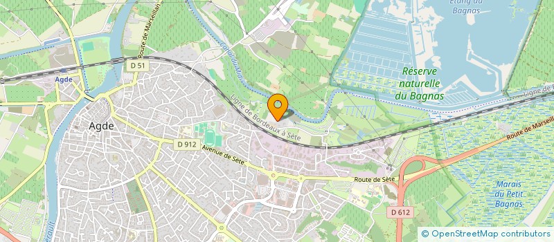 localisation de l'entreprise MONSIEUR BENOILID TOUHAMI  AGDE
