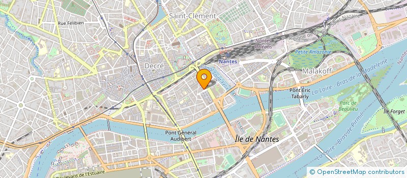 localisation de l'entreprise MONSIEUR BENOIST BOUVINET à NANTES