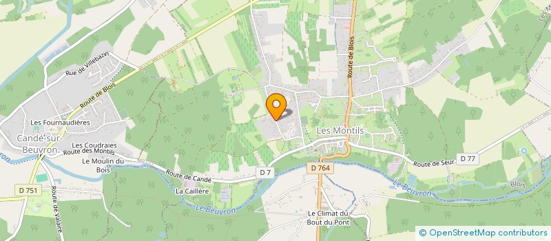 localisation de l'entreprise MONSIEUR BENOIST CHARRIER  MONTHOU-SUR-BIEVRE