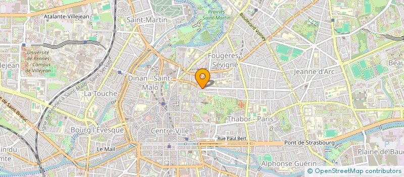 localisation de l'entreprise MONSIEUR BENOIST COURANT  RENNES