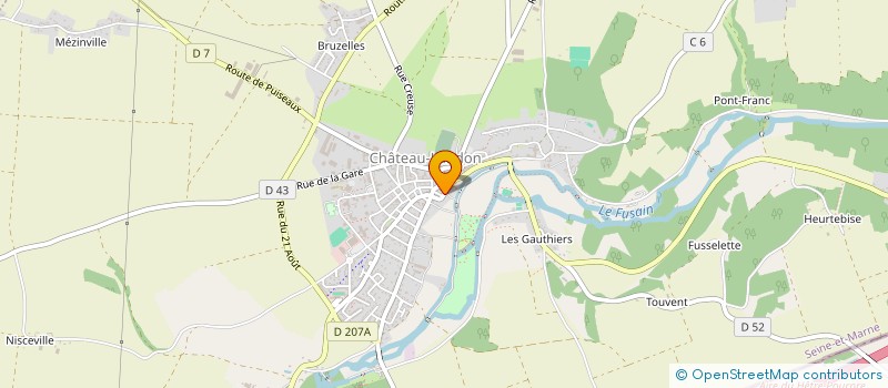 localisation de l'entreprise MONSIEUR BENOIST COURTOIS  CHATEAU-LANDON