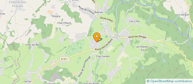 localisation de l'entreprise MONSIEUR BENOIST DE BETTIGNIES  CUSY