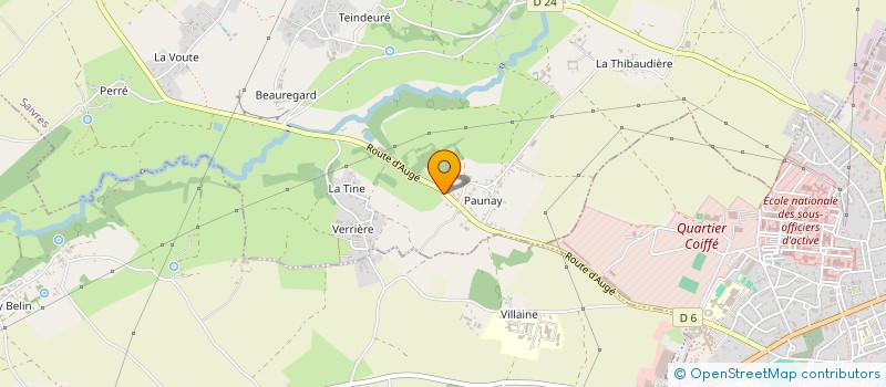 localisation de l'entreprise MONSIEUR BENOIST LAURENT à SAIVRES