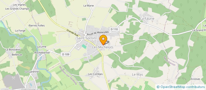 localisation de l'entreprise MONSIEUR BENOIST LAVILLE à SAINT-SORNIN