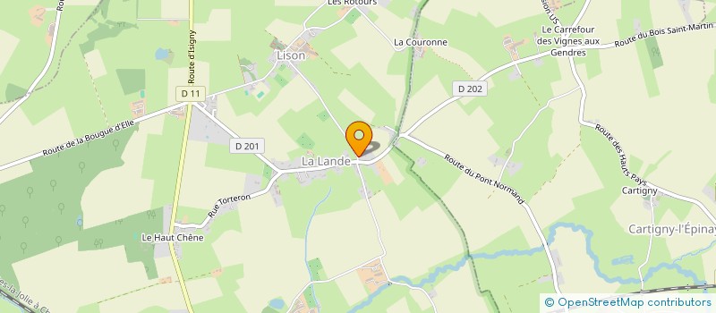 localisation de l'entreprise MONSIEUR BENOIST MARIE  LISON