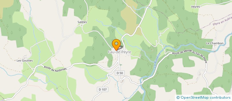 localisation de l'entreprise MONSIEUR BENOIST MATHON  PEYRE EN AUBRAC