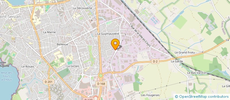 localisation de l'entreprise MONSIEUR BENOIST MENARDAIS  SAINT-MALO