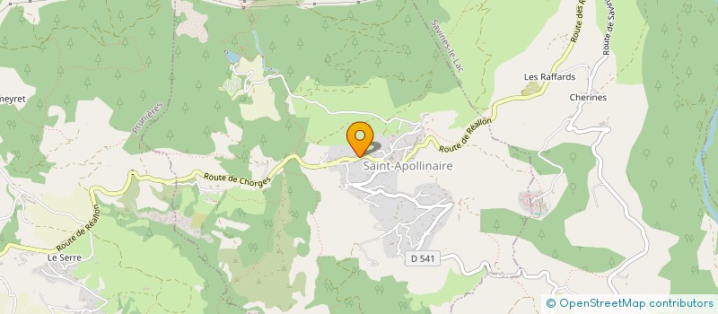 localisation de l'entreprise MONSIEUR BENOIST MOREAUX à SAINT-APOLLINAIRE